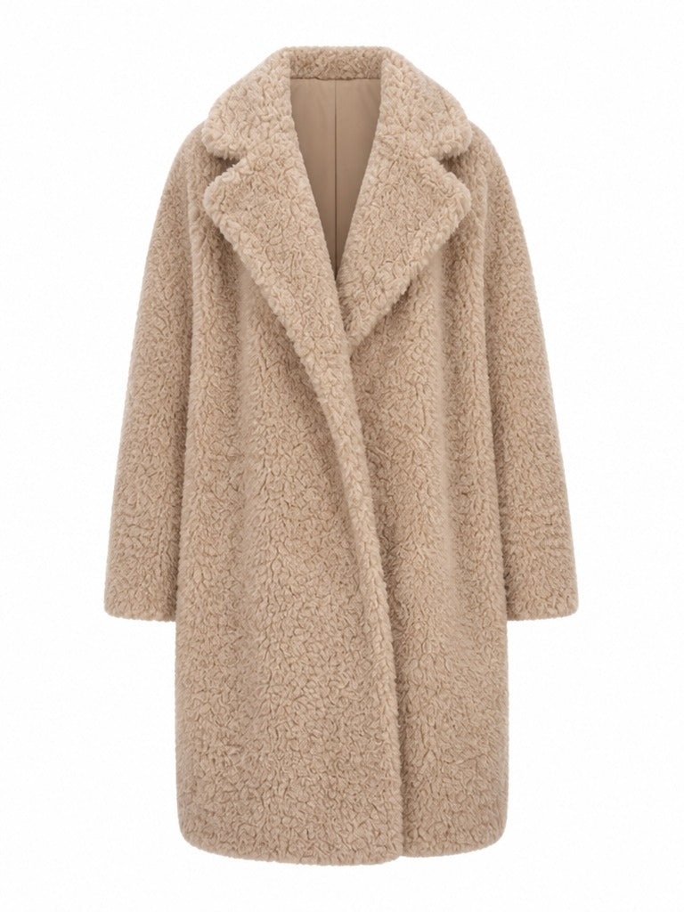 Grounded Oversized Faux Fur Coat