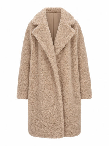 Grounded Oversized Faux Fur Coat