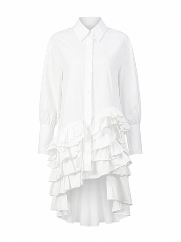 Elegant Ruffled Mini Dress