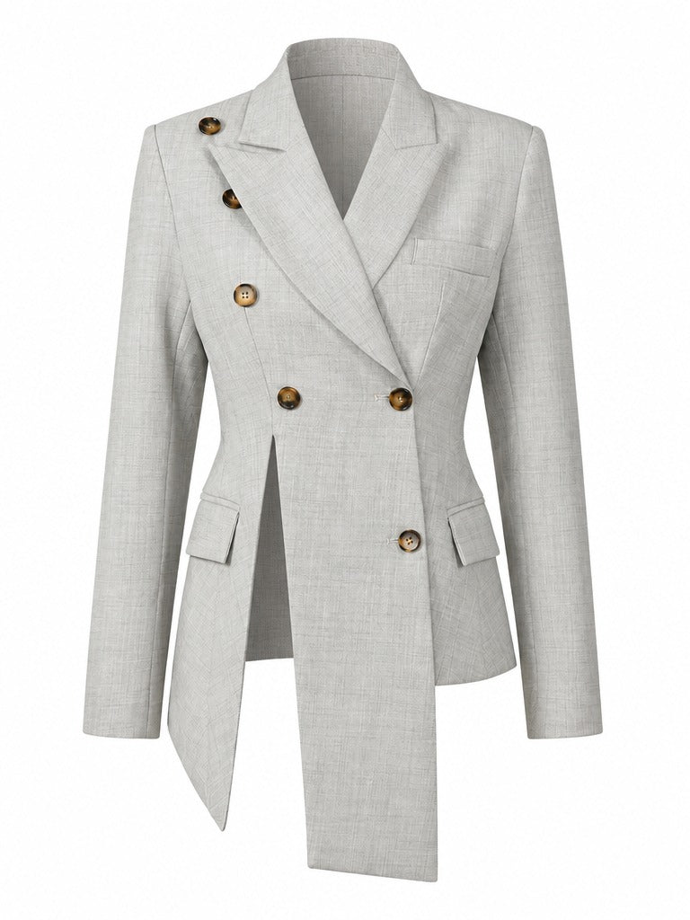 Audacious Spliced Lapel Jacket