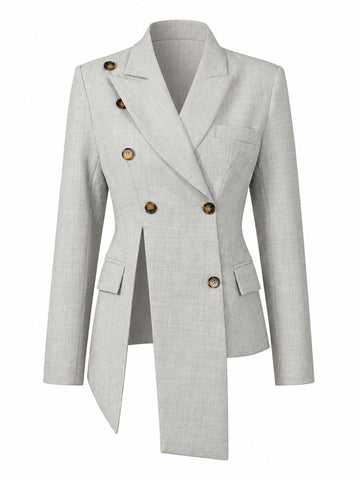 Audacious Spliced Lapel Jacket