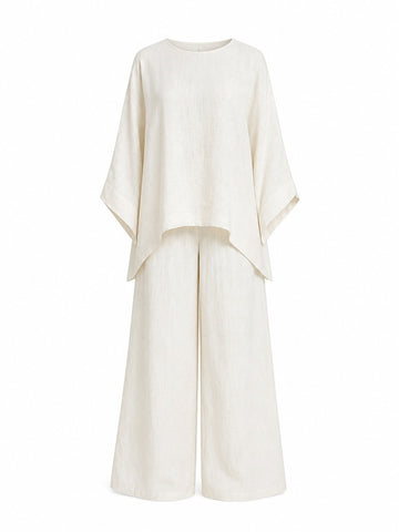 Grounded Loose Wide Leg Set