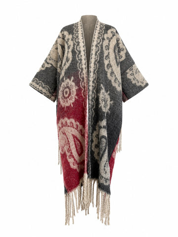 Wanderlust Tassel Knit Kimono