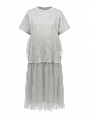 Liberated Casual Mesh Maxi Dress