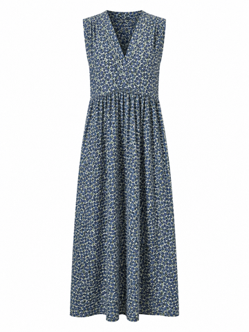 Free Spirit Floral Chiffon Maxi Dress