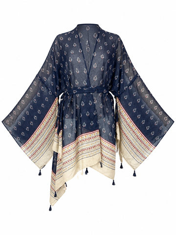 Wild Heart Printed Boho Kimono