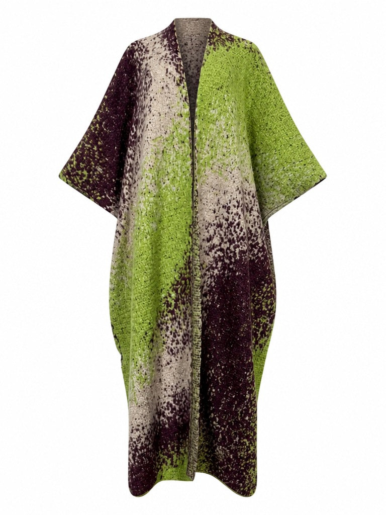 Free Spirit Knitted Distressed Kaftan