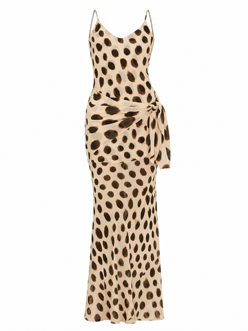 Fierce Animal Print Maxi Dress