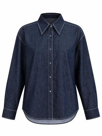Grounded Oversized Denim Shirt