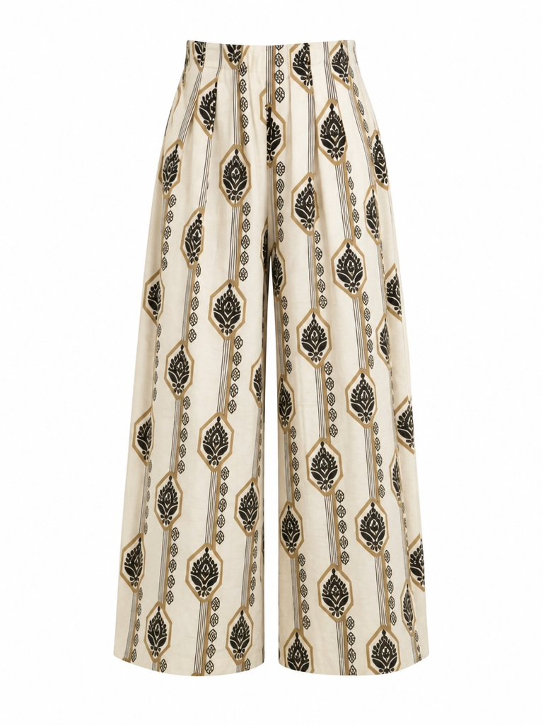 Wanderlust Geometric Wide Leg Pants