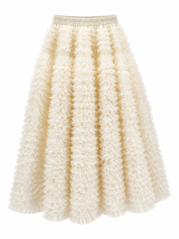 Limitless Tiered Chiffon Maxi Skirt