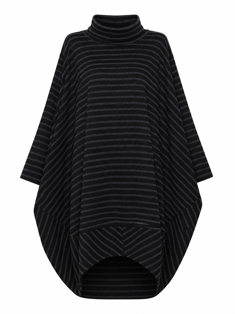 Free Spirit Striped Oversized Hoodie