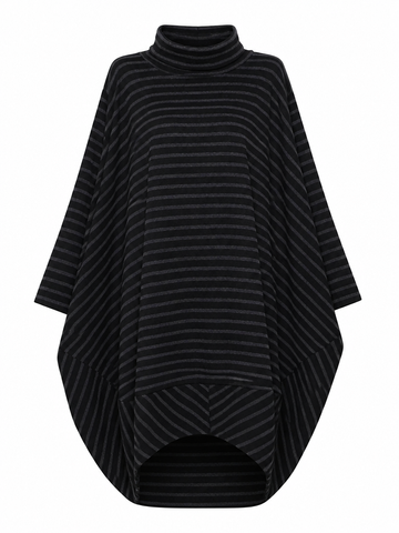 Free Spirit Striped Oversized Hoodie
