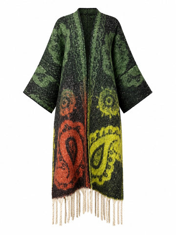 Wanderlust Tassel Knit Kimono