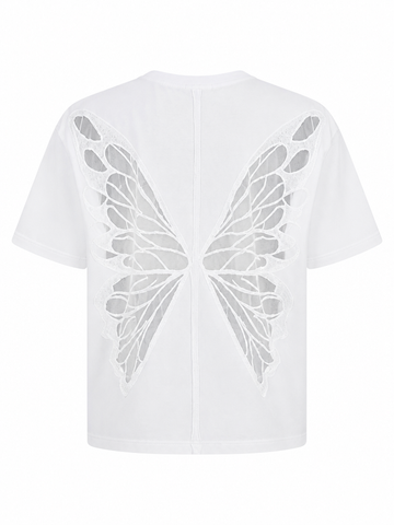 Free Spirit Butterfly Cutout Top