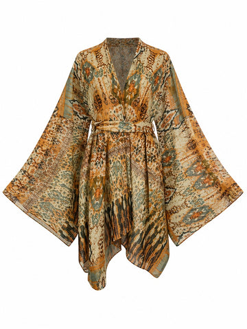 Wanderlust Floral Asymmetrical Kimono
