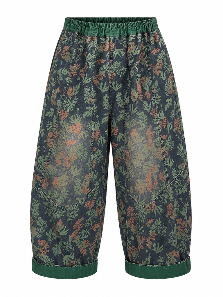 Wanderlust Vintage Floral Denim Jeans