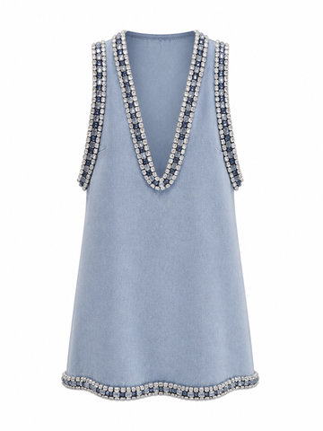Final Sale Denim Mini Dress