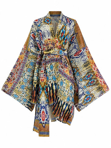 Wanderlust Floral Asymmetrical Kimono