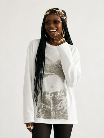 Audacious Printed Long Sleeve T-Shirt