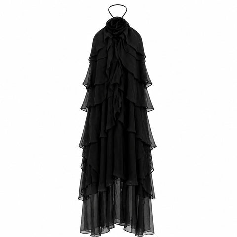 Wanderlust Ruffled Tiered Maxi Dress