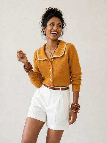 Ethereal Embroidered Knit Cardigan