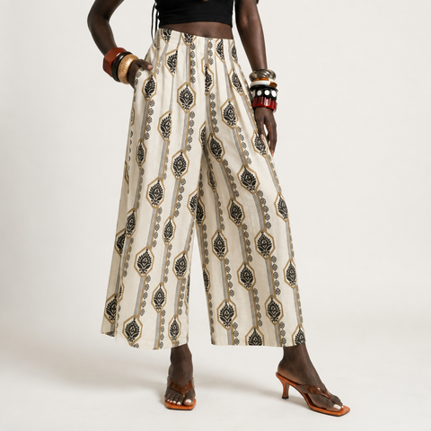Wanderlust Geometric Wide Leg Pants