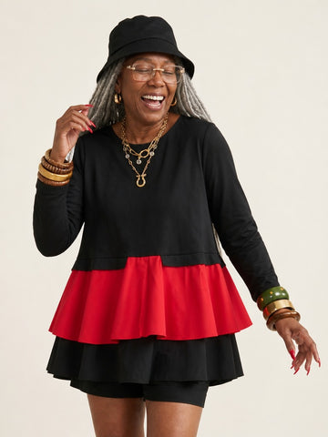 Audacious Ruffled Layered T-shirt