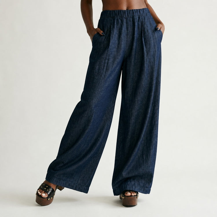 Boundless Wide-Leg Denim Jeans