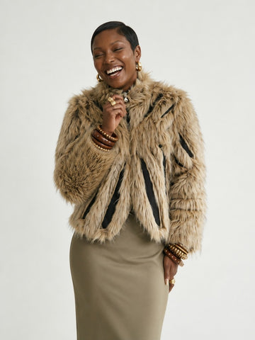 Wild Heart Faux Fur Jacket