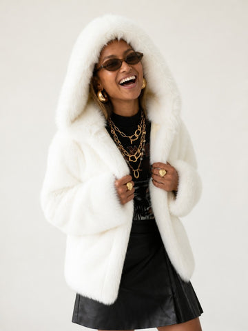 Radiant Oversized Faux Fur Coat