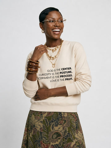 Grounded Oversized Fleece Sweatshirt