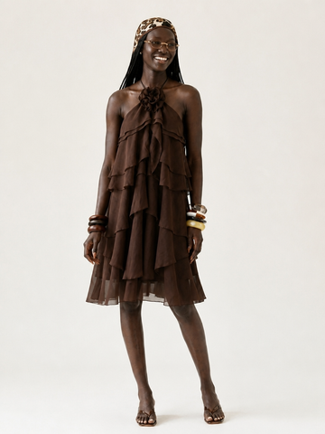 Elegant Tiered Ruffle Dress