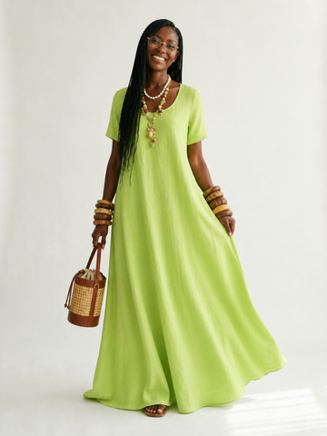 Free Spirit Flowing Maxi Dress