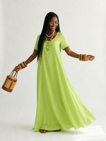 Free Spirit Flowing Maxi Dress