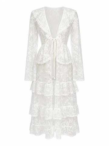 Free Spirit Floral Lace Kimono