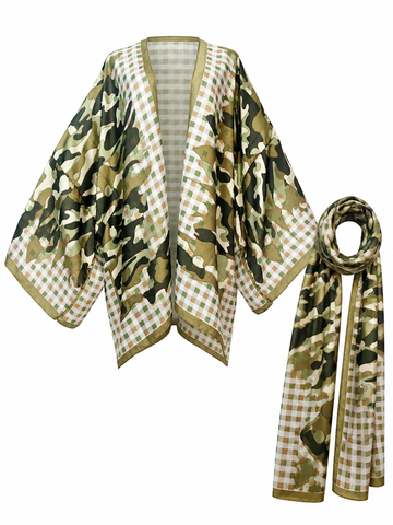Untamed Printed Loose Kimono