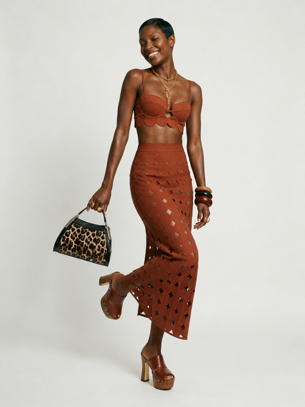 Confident Laser Cut Bikini Set