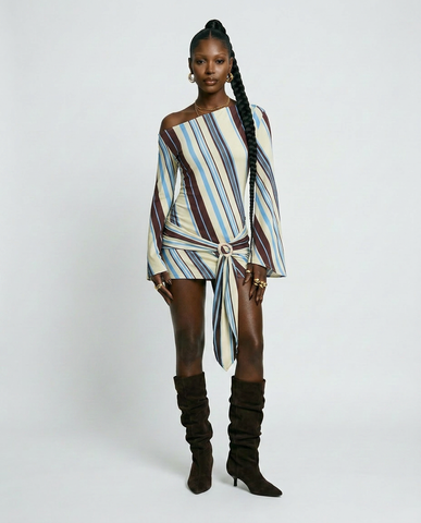 Wanderlust Striped Mini Dress