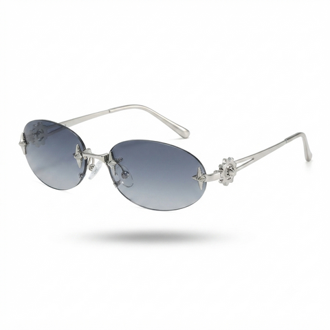Daring Metal Cat Eye Sunglasses