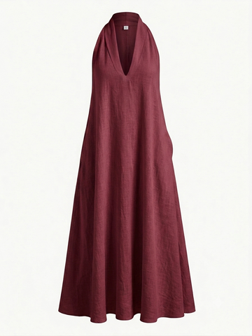 Wanderlust Flowy Halter Maxi Dress