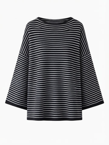 Grounded Striped Knit T-Shirt