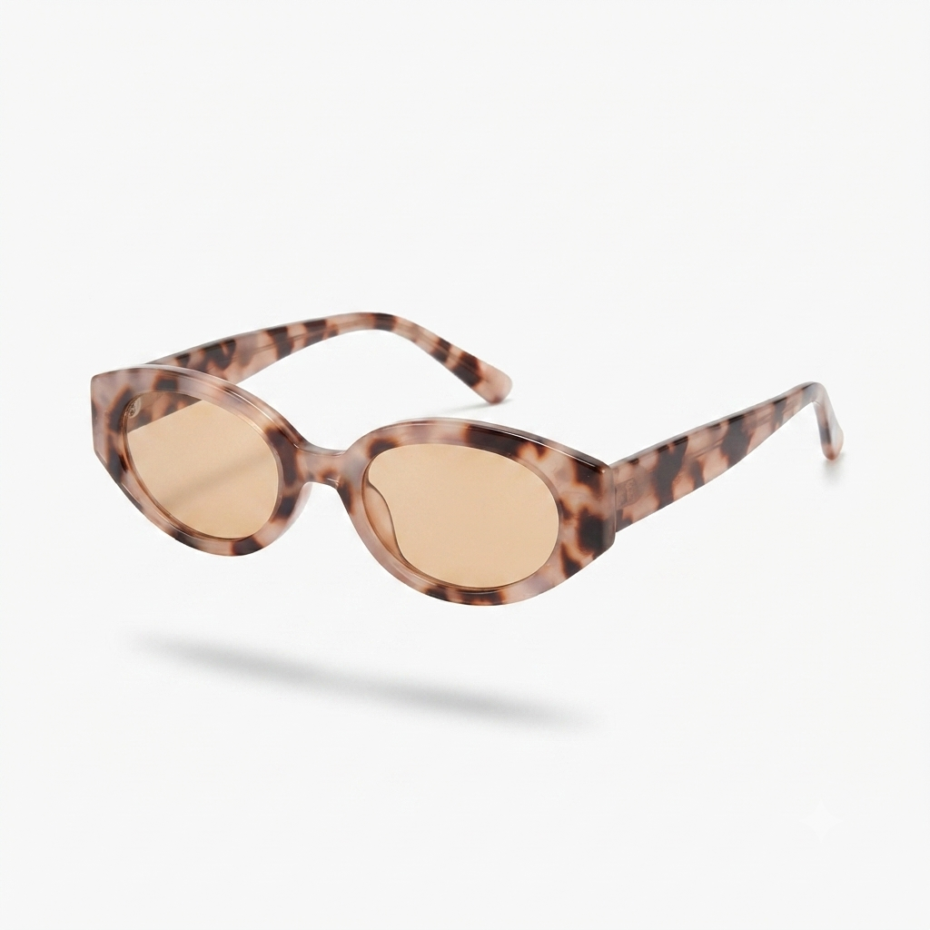 Confident Vintage Oval Sunglasses