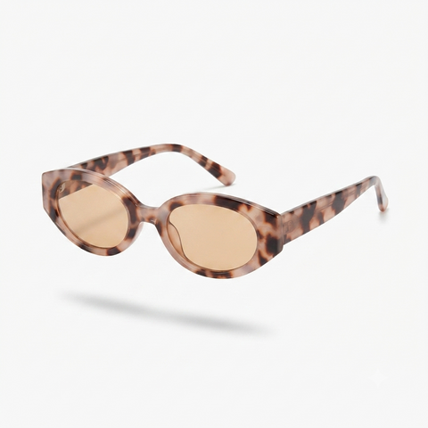 Confident Vintage Oval Sunglasses