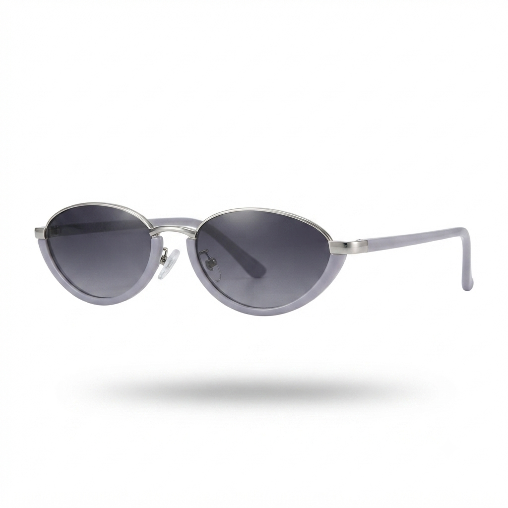 Confident Metal Cat Eye Sunglasses