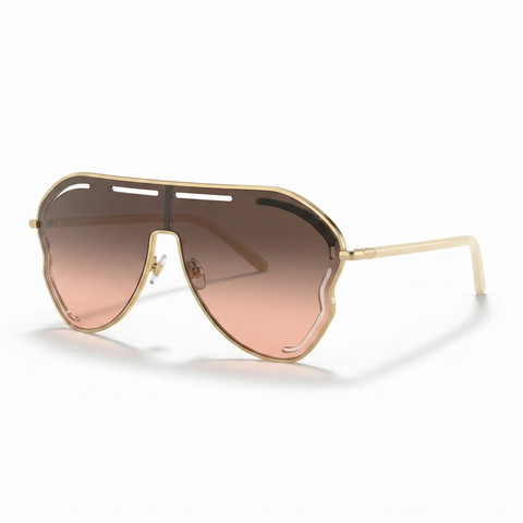 Daring Alloy Oversized Sunglasses