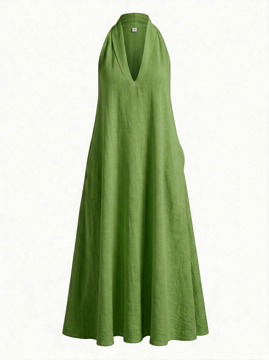 Wanderlust Flowy Halter Maxi Dress