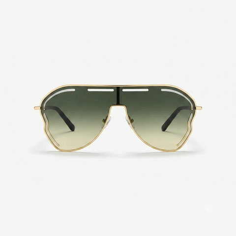 Daring Alloy Oversized Sunglasses