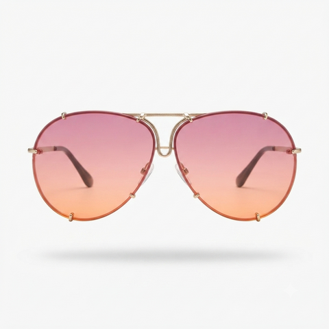 Radiant Oversized Gradient Sunglasses