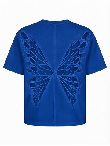 Free Spirit Butterfly Cutout Top